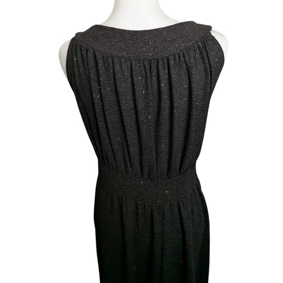 Haani Rare gown with black and gold beadwork sz large Bust 38 Waist31"Hips 44" - Picture 9 of 14